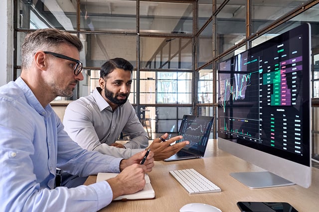 people working together